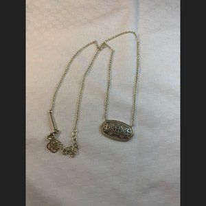 Kendra Scott Brie Necklace Gold - Silver Filigree